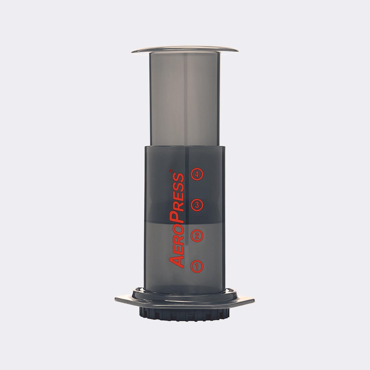 AeroPress Original coffee maker in red