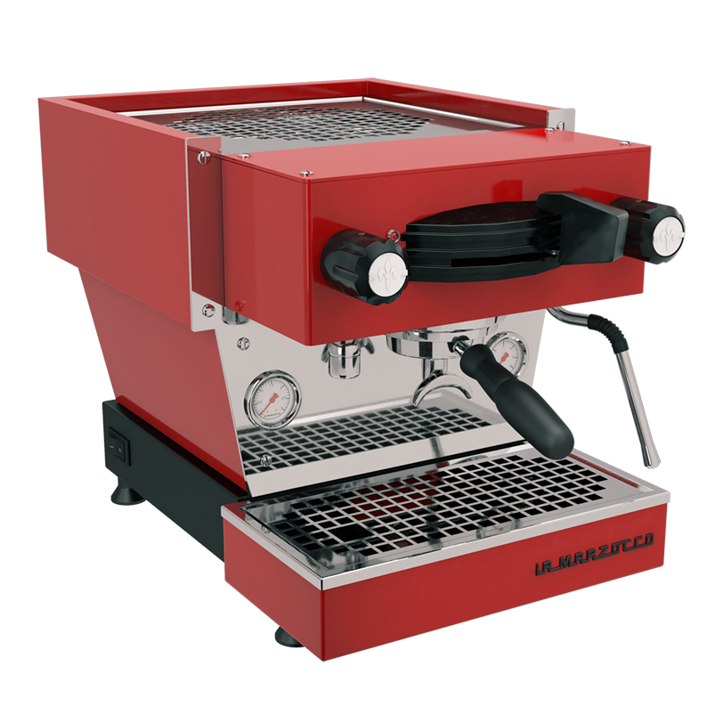 la marzocco linea mini espresso machine red