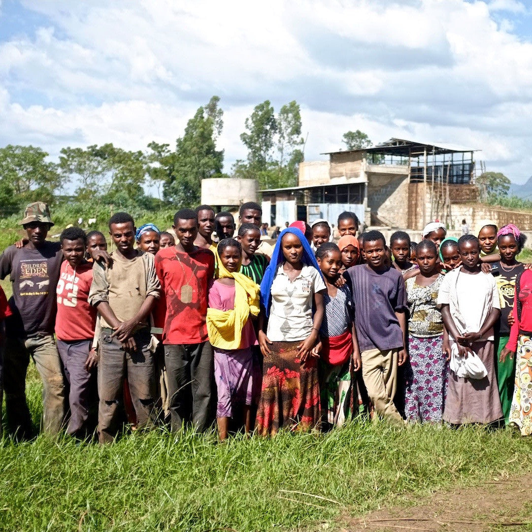 Coffee farming community in Ethiopia